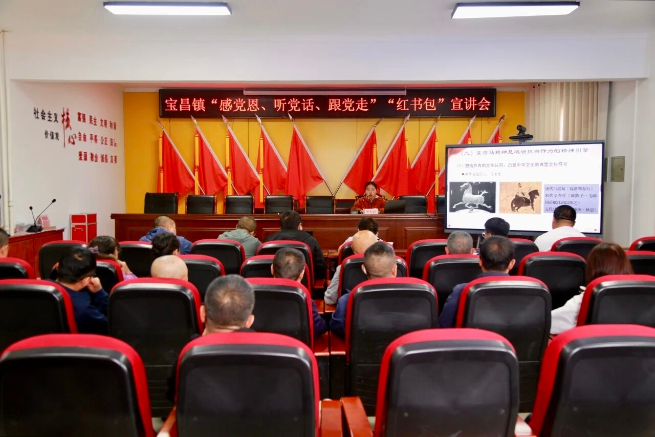 太仆寺旗“感党恩、听党话、跟党走”“红书包”宣讲走进宝昌镇 传递红色正能量