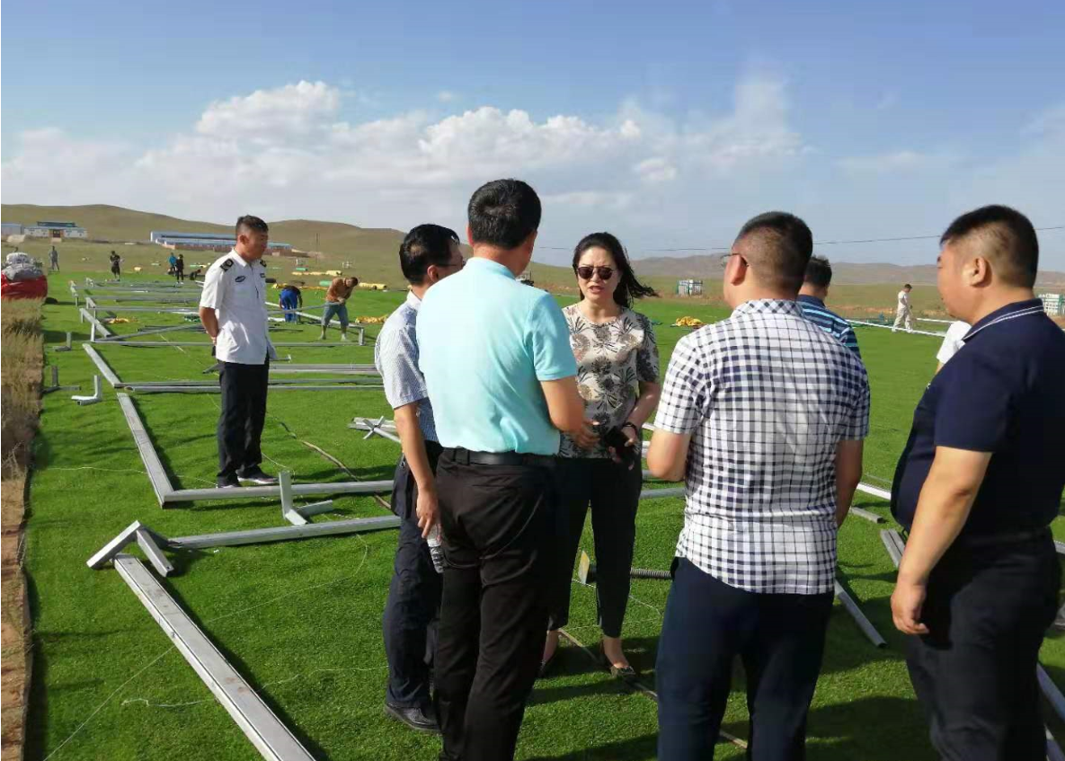 萨仁其木格副盟长到那达慕会场调研食品安全和医疗卫生保障工作